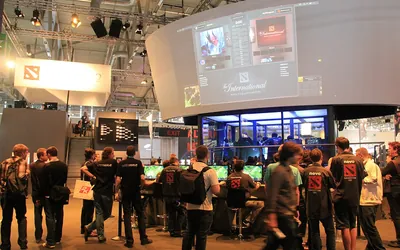 Stand do torneio The International de Dota 2