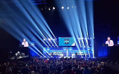 Palco das finais da ESL Pro League em Dallas